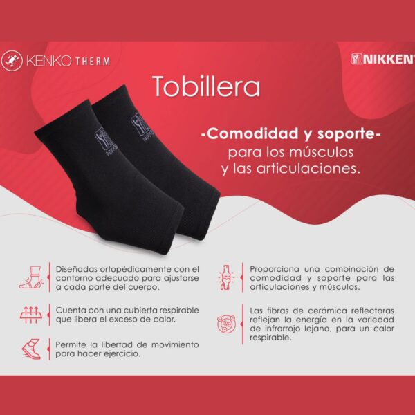 Tobillera de compresión Nikken