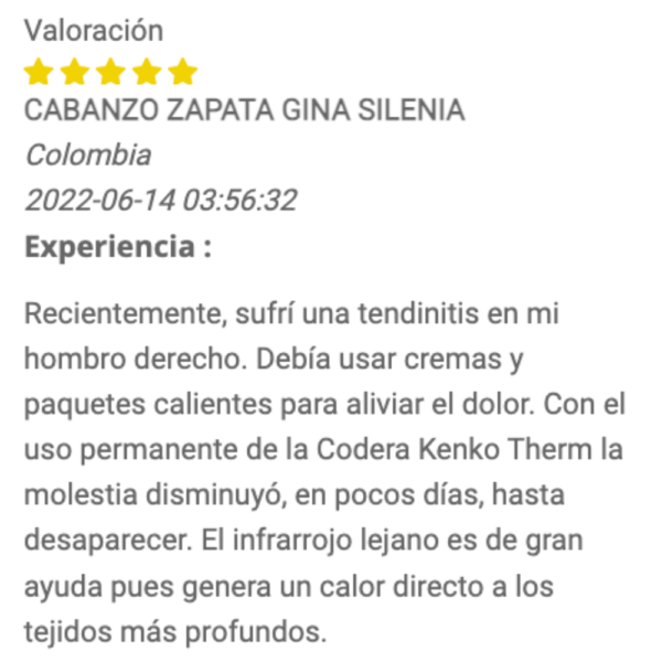 Testimonio 2 Codera KENKOTHERM