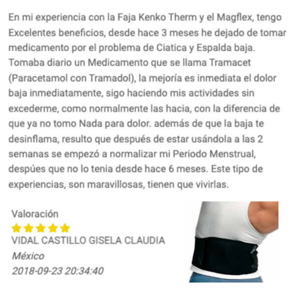 Testimonio Faja KENKOTHERM 2